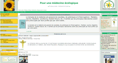 Desktop Screenshot of medecine-ecologique.info